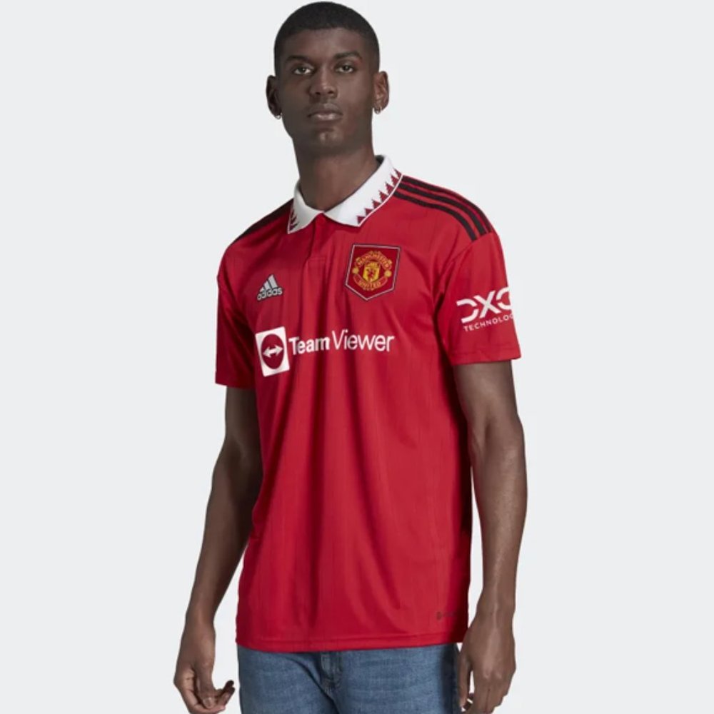 MANCHESTER UNITED 22/23 Home Jersey Size XLarge NWT Real Red